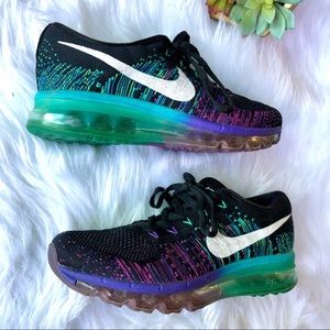nike flyknit air max purple venom
